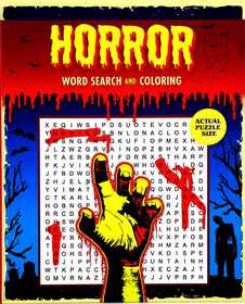 Horror Word Search and Coloring
