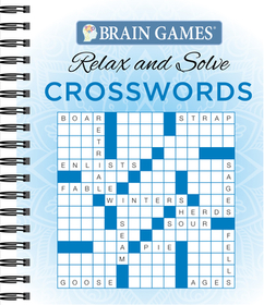 Brain Games - Relax and Solve: Crosswords (Blue) Brain Games - Relax and Solve: Crosswords (Blue)