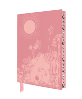 Moomin Love Artisan Art Notebook (Flame Tree Journals): Unser hochwertiges, liniertes Blankbook mit Softcovereinband aus Kunstleder mit dreidimensionaler Einbandprägung und farbigem, künstlerisch gestaltetem Buchschnitt