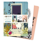 Moomin Set of 3 Standard Notebooks: Unser beliebten DIN-A5-Format-Notizbücher im 3er-Pack mit flexiblen, künstlerisch gestalteten Einbänden mit jeweils unterschiedlichen Motiven des Künstlers