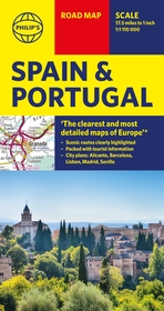 Philip's Spain and Portugal Road Map: (Philip's Sheet Maps)