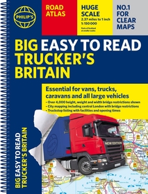 Philip's Big Easy to Read Trucker's Road Atlas Britain: (A3 Spiral) Philip's Big Easy to Read Trucker's Road Atlas Britain: (A3 Spiral)