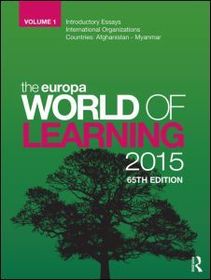 The Europa World of Learning 2015 The Europa World of Learning 2015