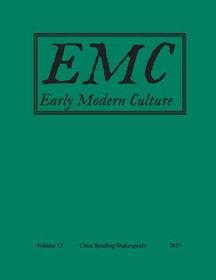 Early Modern Culture: : Vol. 12