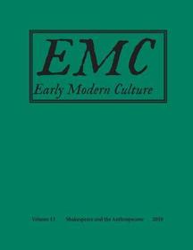 Early Modern Culture: : Vol. 13