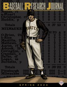 Baseball Research Journal (BRJ), Volume 52 Baseball Research Journal (BRJ), Volume 52
