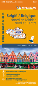 Michelin Map Belgium: North & Central 533 Michelin Map Belgium: North & Central 533