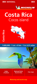 Costa Rica - National Map 804: Straßen- und Tourismuskarte 1:600.000