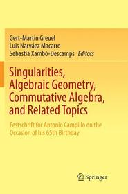 Singularities, Algebraic Geometry, Commutative Algebra, and Related Topics: Festschrift for Antonio Campillo on the Occasion of his 65th Birthday