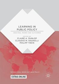 Learning in Public Policy: Analysis, Modes and Outcomes