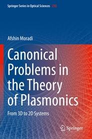 Canonical Problems in the Theory of Plasmonics: From 3D to 2D Systems
