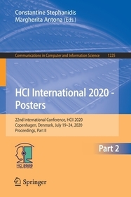 HCI International 2020 - Posters: 22nd International Conference, HCII 2020, Copenhagen, Denmark, July 19–24, 2020, Proceedings, Part II