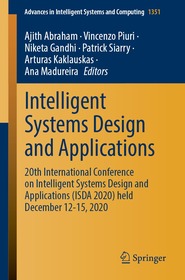 Intelligent Systems Design and Applications: 20th International Conference on Intelligent Systems Design and Applications (ISDA 2020) held December 12-15, 2020