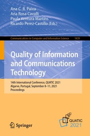 Quality of Information and Communications Technology: 14th International Conference, QUATIC 2021, Algarve, Portugal, September 8–11, 2021, Proceedings