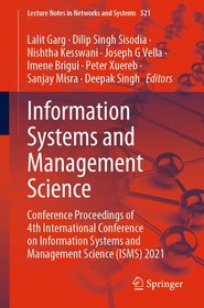 Information Systems and Management Science: Conference Proceedings of 4th International Conference on Information Systems and Management Science (ISMS) 2021