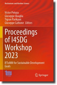 Proceedings of I4SDG Workshop 2023: IFToMM for Sustainable Development Goals