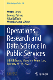 Operations Research and Data Science in Public Services: 6th AIROYoung Workshop, Rome, Italy, February 23–25, 2022