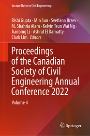 Proceedings of the Canadian Society of Civil Engineering Annual Conference 2022: Volume 4