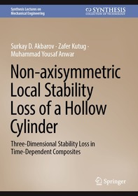 Non-axisymmetric Local Stability Loss of a Hollow Cylinder: Three-Dimensional Stability Loss in Time-Dependent Composites
