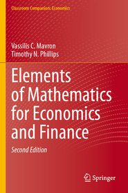 Elements of Mathematics for Economics and Finance Elements of Mathematics for Economics and Finance