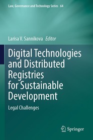 Digital Technologies and Distributed Registries for Sustainable Development: Legal Challenges