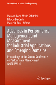 Advances in Performance Management and Measurement for Industrial Applications and Emerging Domains: Proceedings of the Second Conference on Performance Management (COPERMAN)
