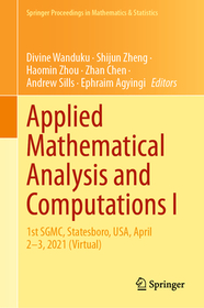 Applied Mathematical Analysis and Computations I: 1st SGMC, Statesboro, USA, April 2–3, 2021 (Virtual)