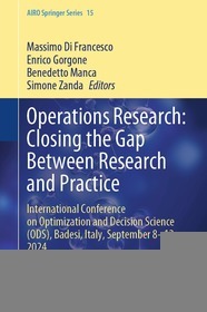 Operations Research: Closing the Gap Between Research and Practice: International Conference on Optimization and Decision Science (ODS), Badesi, Italy, September 8-12, 2024