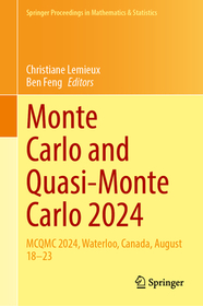 Monte Carlo and Quasi-Monte Carlo 2024: MCQMC 2024, Waterloo, Canada, August 18–23