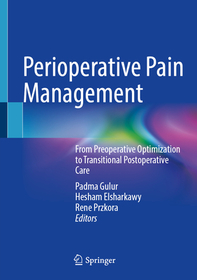Perioperative Pain Management: From Preoperative Optimization to Transitional Postoperative Care