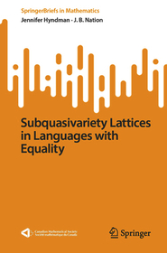 Subquasivariety lattices in languages with equality