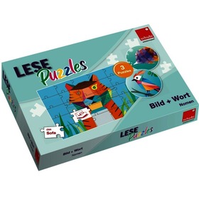 SCHUBI LesePuzzles: Nomen Bild + Wort