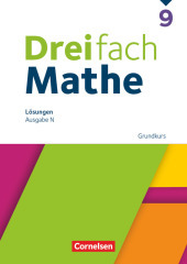 Dreifach Mathe - Ausgabe N - 9. Schuljahr: Grundkurs - Lösungen zum Schulbuch