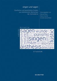 ?singen unde sagen?: Qualitative und quantitative Studien zum 