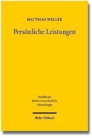 Persönliche Leistungen: Habilitationsschrift