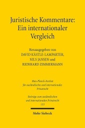 Juristische Kommentare: Ein internationaler Vergleich