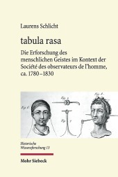 tabula rasa: Die Erforschung des  menschlichen Geistes im Kontext der Société des observateurs de  l'homme, ca. 1780-1830