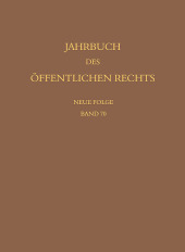 Jahrbuch des öffentlichen Rechts der Gegenwart. Neue Folge