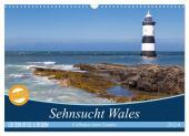 Sehnsucht Wales - Collagen eines Landes (Wandkalender 2024 DIN A3 quer), CALVENDO Monatskalender: Wales - Westlich von England öffnet sich ein Land wunderbarer Natur, wilder Küstenlandschaften, traumhafter Strände und historischer Orte