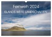 Fernweh 2024 - Islands weite Landschaften (Wandkalender 2024 DIN A3 quer), CALVENDO Monatskalender: Faszinierende Landschaften Islands vereint in diesem Kalender