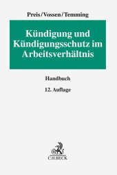 Kündigung und Kündigungsschutz im Arbeitsverhältnis Kündigung und Kündigungsschutz im Arbeitsverhältnis