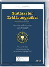Stuttgarter Erklärungsbibel SEB 2023. CD-ROM, CD-ROM: Lutherbibel mit Einführungen und Erklärungen Stuttgarter Erklärungsbibel SEB 2023. CD-ROM, CD-ROM: Lutherbibel mit Einführungen und Erklärungen