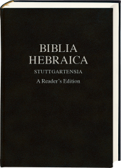 Biblia Hebraica Stuttgartensia: A Reader's Edition