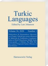 Turkic Languages. Vol.24: (2020/1)