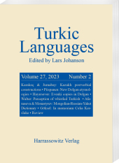 Turkic Languages 27 (2023) 2: DE