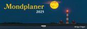 Mondplaner 2025: Der Wochenplaner für den Schreibtisch - Mit Monatsübersicht und viel Platz für Termine und Notizen - auch zum Aufstellen - 32,0 x 10,7 cm