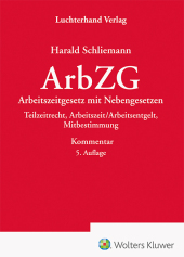 ArbZG - Kommentar: Arbeitszeitgesetz mit Nebengesetzen ArbZG - Kommentar: Arbeitszeitgesetz mit Nebengesetzen