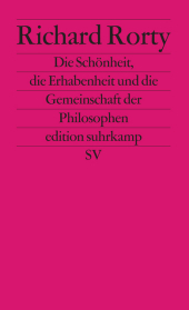 Die Schönheit, die Erhabenheit und die Gemeinschaft der Philosophen Die Schönheit, die Erhabenheit und die Gemeinschaft der Philosophen