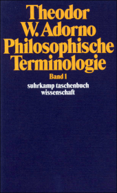 Philosophische Terminologie. Bd.1: Zur Einleitung. Band 1. Hrsg. v. Rudolf zur Lippe
