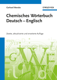 Chemisches Wörterbuch Deutsch–Englisch / Dictionary of Chemistry German–English